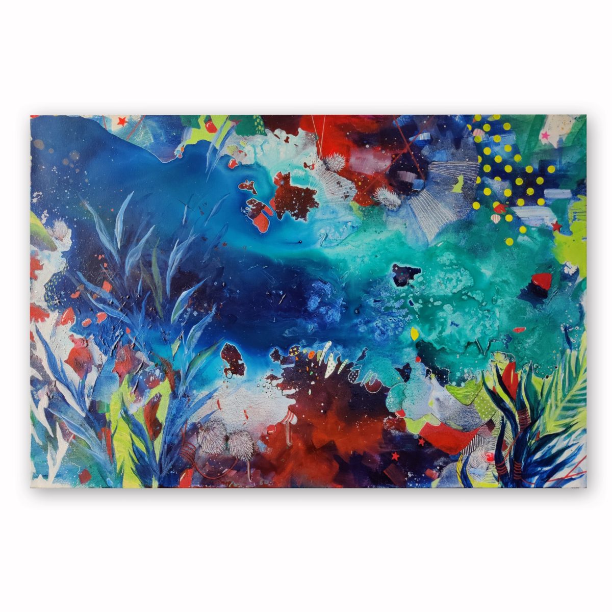 Aquatrails_Acrylic and Ink on Canvas_91.44x60.96cm_2020S