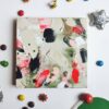 Half & Half Pistachio & Candied Rose Freak, FreakShake 2021 Abstract Art by Asma Kazi