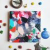 Raspberry Swirl Tangerine Mint Freak, FreakShake 2021 Abstract Art by Asma Kazi